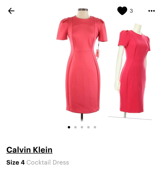 Vestido Calvin Klein